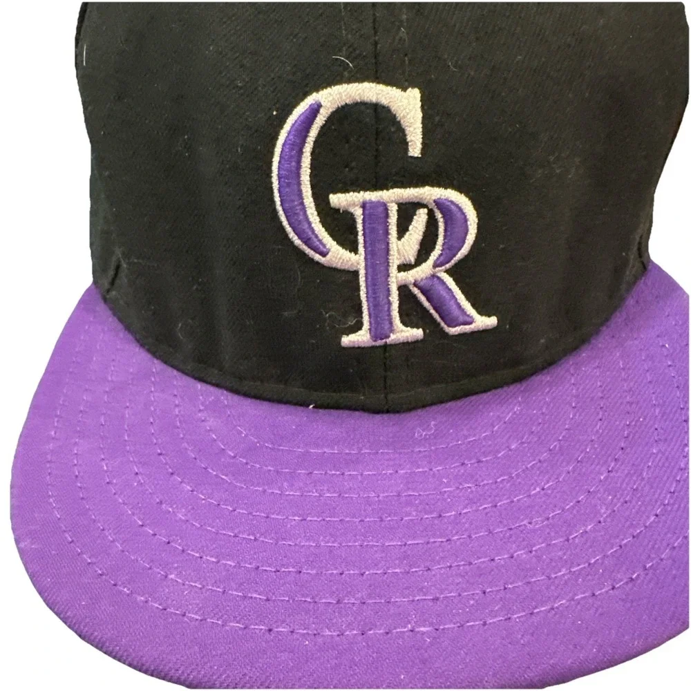 Colorado Rockies Hat 59fifty On-Field Cap‎ Size 8 (63.5cm) Fitted Hat Vintage